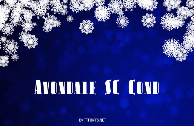 Avondale SC Cond example
